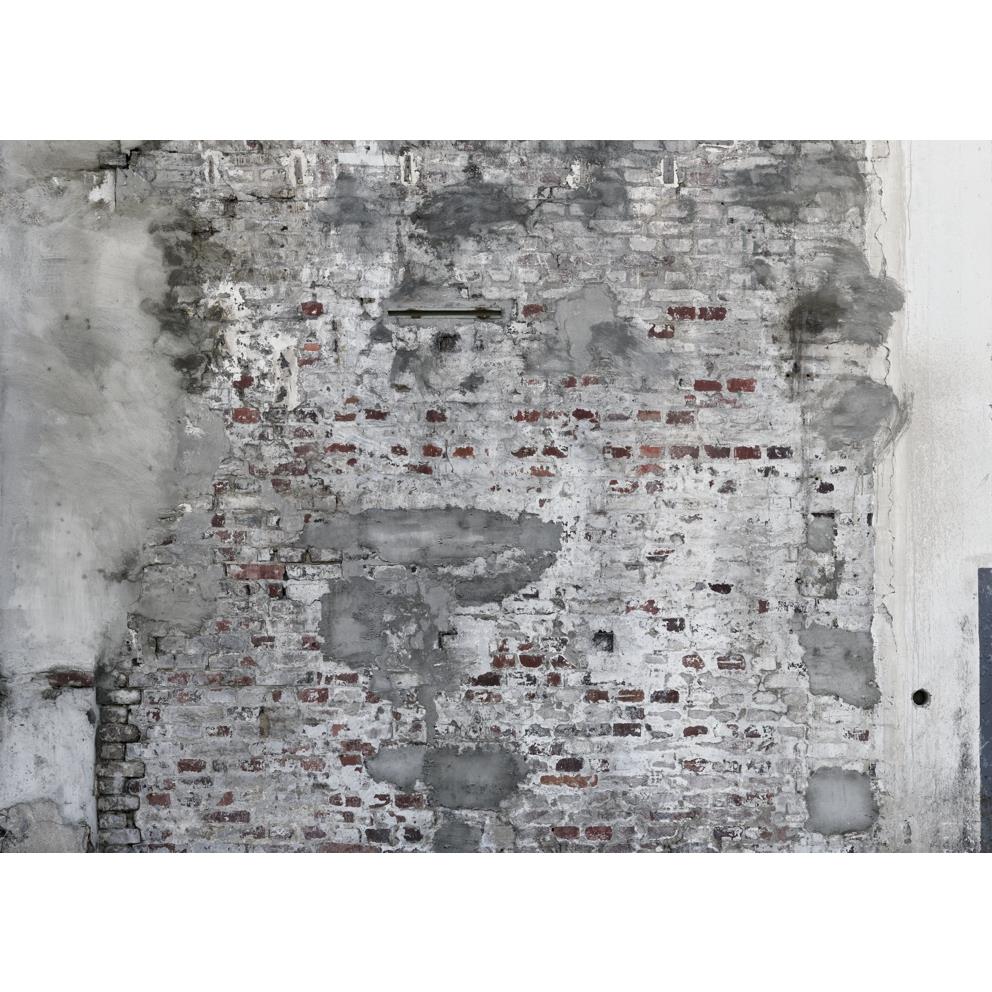 Washington Wallcoverings 445404 Factory II Distressed Red Brick Wall Mural 13.7 Ft By 10 Ft